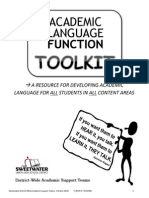 Academic Language Functions Toolkit