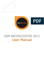 SAM Broadcaster 2013 Manual