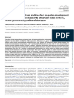 Harsant Et Al., 2013 High Temperature Stress and Its Effect On Pollen Development and Morphological Components of Harvest Index in The C3 Model Grass Brachypodium Distachyon J Ex Bot 64-2971-2983