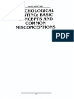 Psychological Testing - Basic Concepts - . - Anne Anastasi PDF