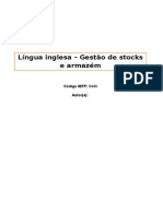 0486 - Língua Inglesa - Gestão de Stocks e Armazéns