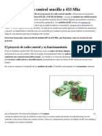 Proyecto de Radio Control Sencillo A 433 MHZ