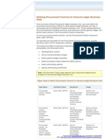 Defining Procurement Controls For General Ledger Business Units