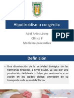 Hipotiroidismo Congenito