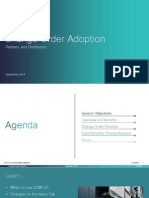 Cisco CCW Change Order Adoption Training For Partners and Distributors