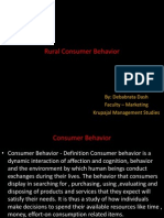 Rural Consumer Behavior