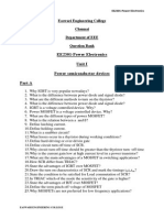 Third Year Question Bank POWER ELECTRONICS