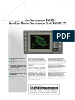 Waveform Monitor/Vectorscope, PM 5661 Waveform Monitor/Vectorscope, SC-H, PM 5661/70