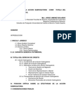 Accion Oblicua Obligaciones Origen PDF