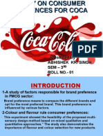 Coca Cola Mba 3rd Sem