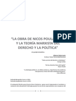 Gilberto Tobón Sanin, 2011, La Obra de Nicos Poultantzas y La Teoría Marxista Del Derecho y La Política