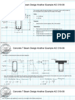 T Beam Design