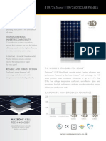 Sunpower 245w Data Sheet