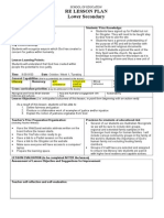 Re Lesson Plan Final