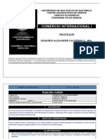 Guia Programatica Comercio Internacional I 2015