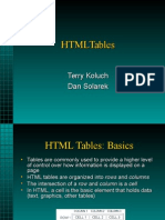 HTML Tables Tutorial With Notepad