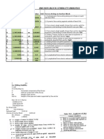 Anchor Block Stability Analysis
