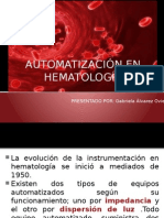 Automatización en Hematología