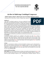 Air-Flow in Multi-Stage Centrifugal Compressor