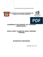 Cuadernillo de Apuntes de Economía Empresarial