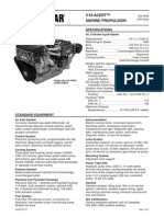 Cat C18 ACERT Spec Sheets - Commercial C18 ACERT Marine Propulsion Engine Specifications PDF