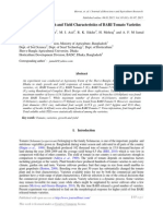 Comparison of Growth and Yield Characteristics of Bari Tomato Varieties