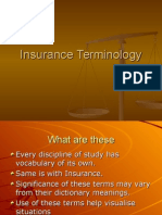 Insurance Terminology