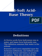 Hard Soft Acid Base Theory