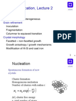 Solidification Lecture 2