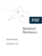 Statistical Mechanics: Daniel F. Styer December