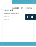 Ratio Analysis of Mehran Sugar Mill