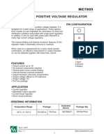 3-Terminal 1A Positive Voltage Regulator: Description Pin Configuration