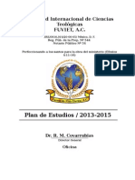 Plan de Estudios Facultad Teologica de Mexico