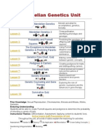 Genetics Unit Outline