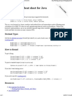 The Floating-Point Guide - Floating-Point Cheat Sheet For Java