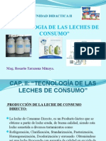 Unidad Didactica 02. Tecnologia de Leches de Consumo