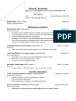 Sbachelder Resume