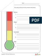 Anger Anxiety Thermometer