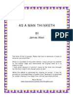 James Allen As A Man Thinketh