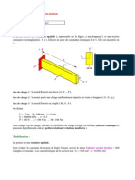 F4: Poutre Console - Flexion-Torsion: Problème