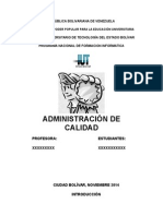 Factores de Calidad de Software