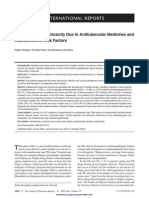 International Reports: Incidence of Hepatotoxicity Due To Antitubercular Medicines and Assessment of Risk Factors