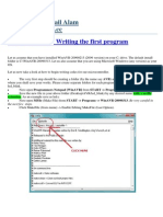 Using Winavr - Writing The First Program: Tutorial By: Sohail Alam WWW - Robozaa.Co - CC