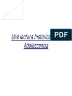 Una Lectura Historica de La Adolescencia