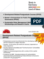 Development-Related Postgraduate Courses (Epos) Sustainable Water Management (Nawam) : Study