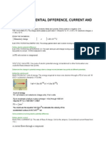 Electric Potential Difference