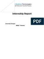 Internship Report of Mughal Brothers Technologies