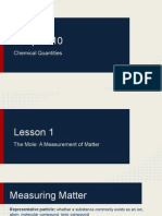 Chapter 10 - Chemical Quantities