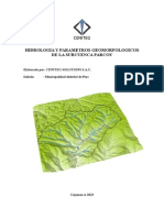 Parametros Geomorfologicos de La Subcuenca Parcoy