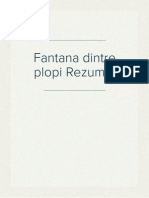 Fantana Dintre Plopi Rezumat